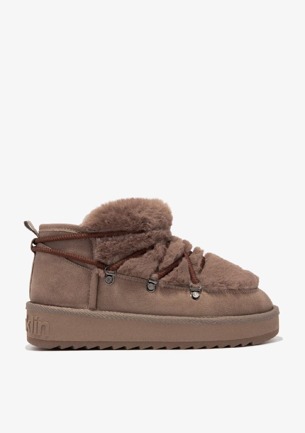 D.franklin Nordic Trk Fur Low Brown