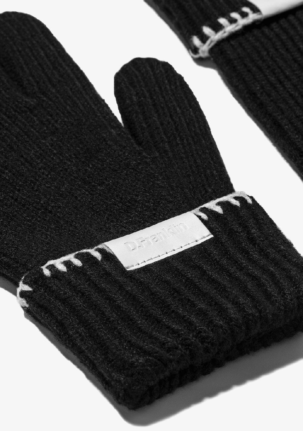 D.franklin Nordic TRK Knitted Gloves Black