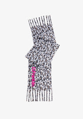 D.franklin Nordic TRK Leopard Scarf Grey