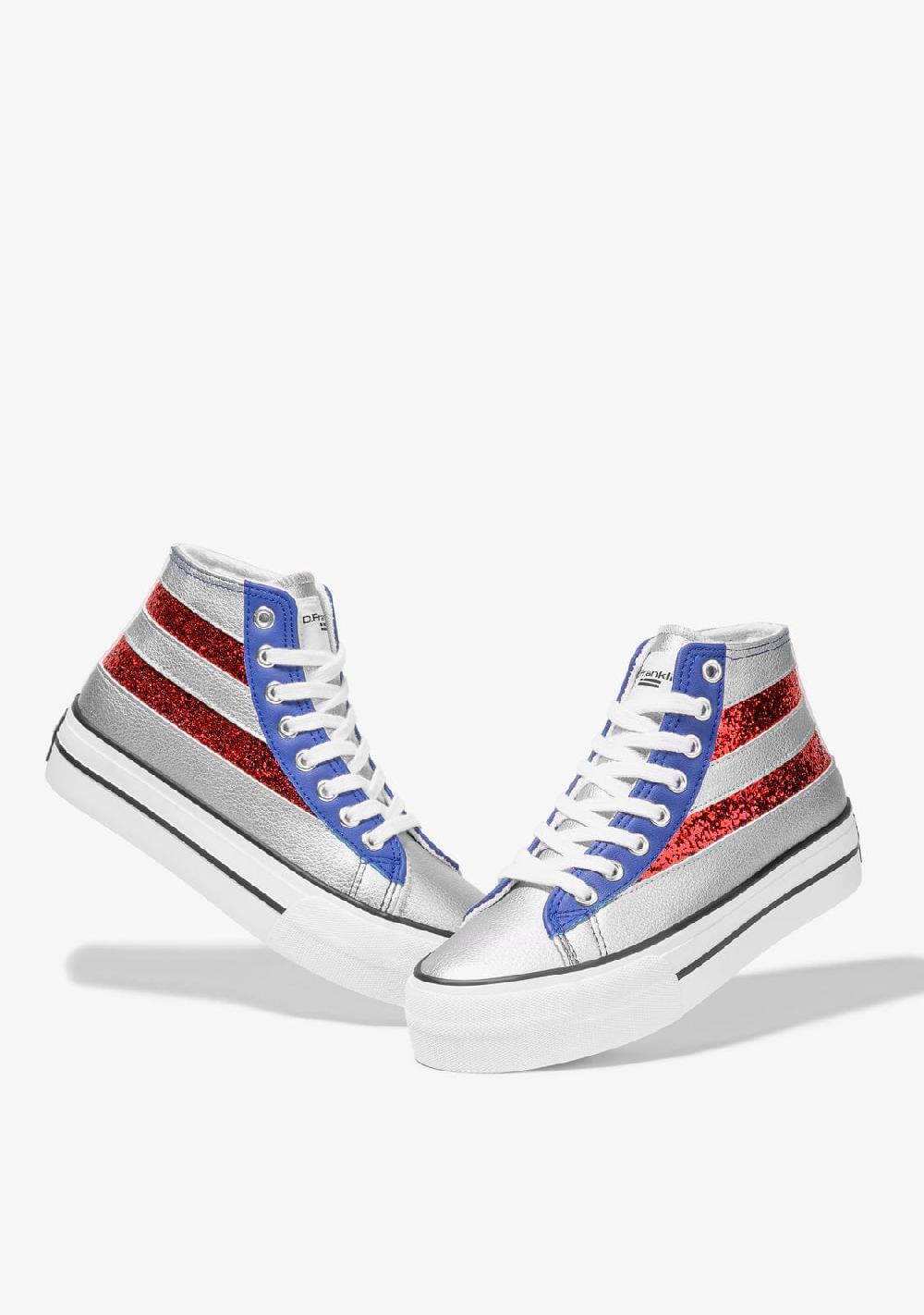 D.franklin One Way Five Patch USA