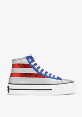 D.franklin One Way Five Patch USA