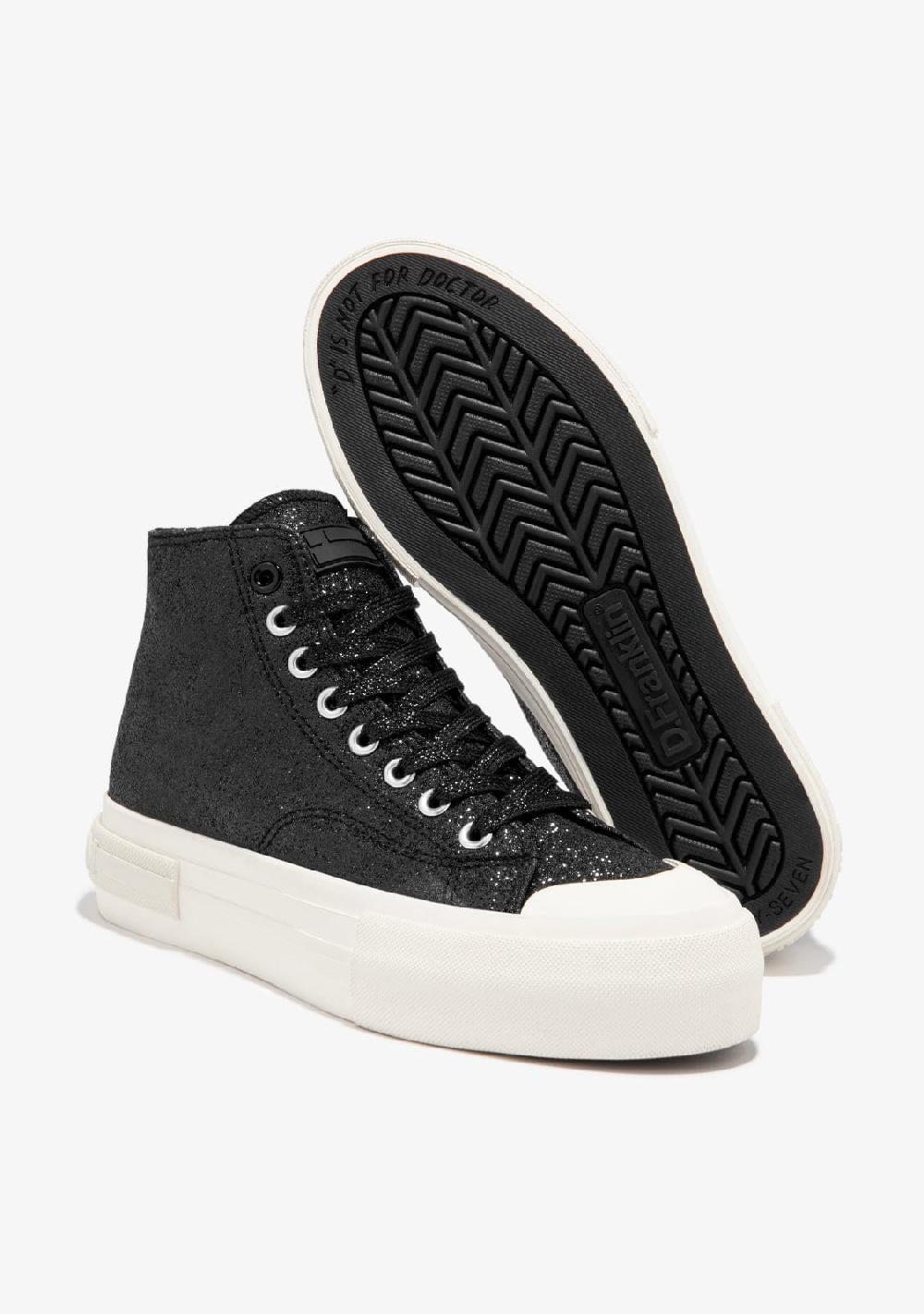 D.franklin One Way High Glitter Black