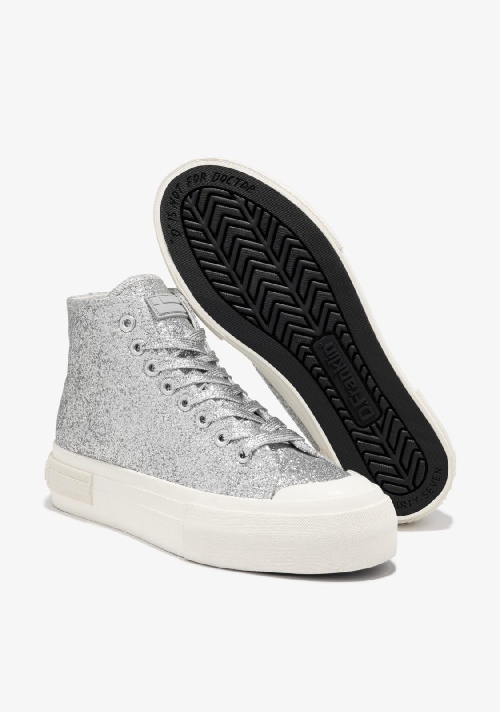 D.franklin One Way High Glitter Silver