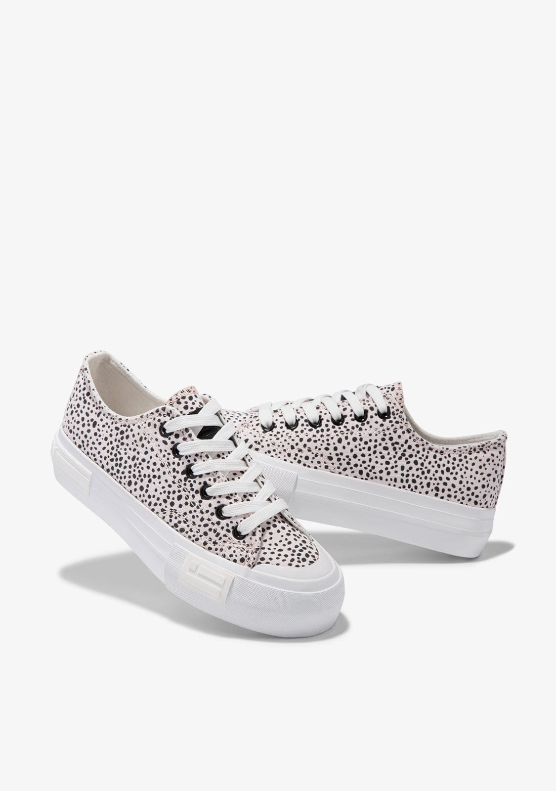 D.franklin One Way Low White / Black Dots