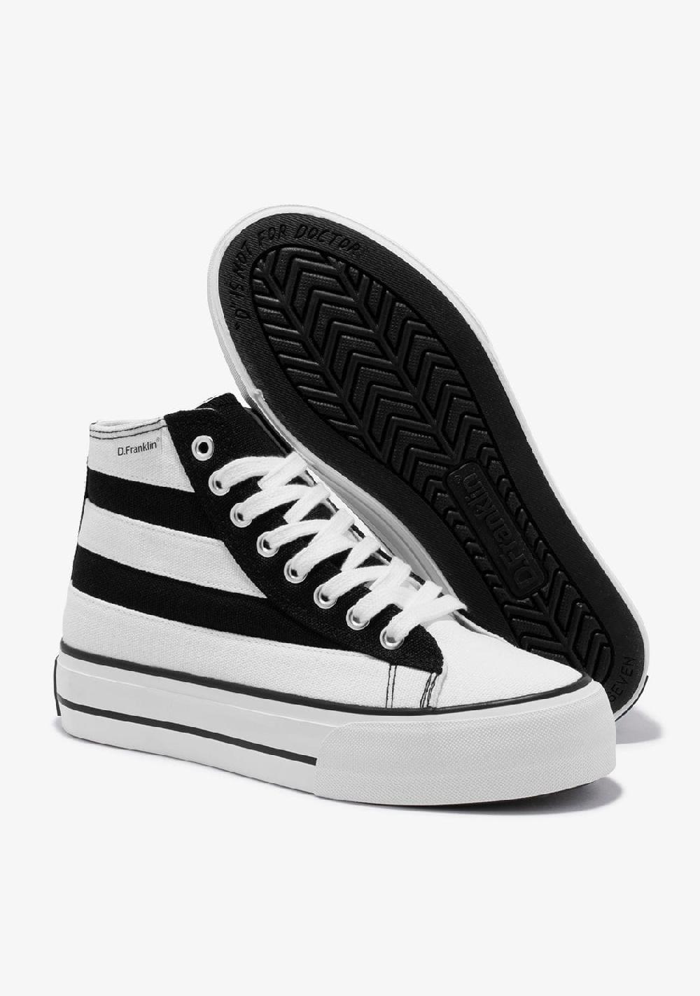 D.franklin One Way Patch Black & White