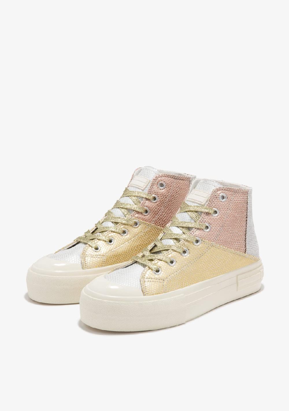 D.franklin One Way Patchwork High Gold