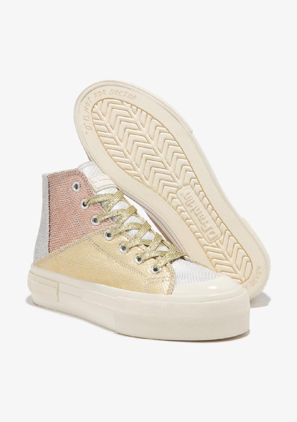 D.franklin One Way Patchwork High Gold