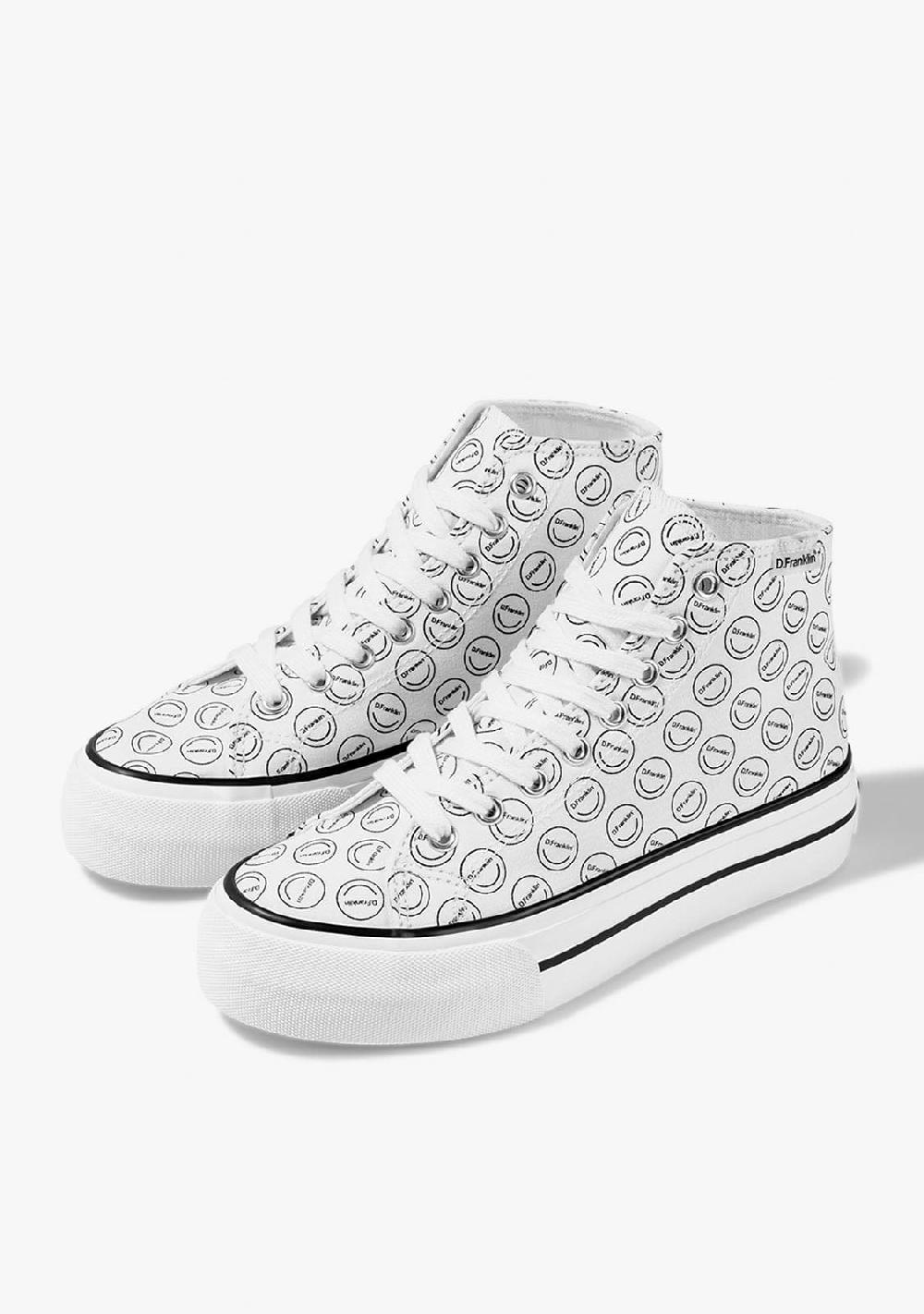 D.franklin One Way UV Smiley Pattern