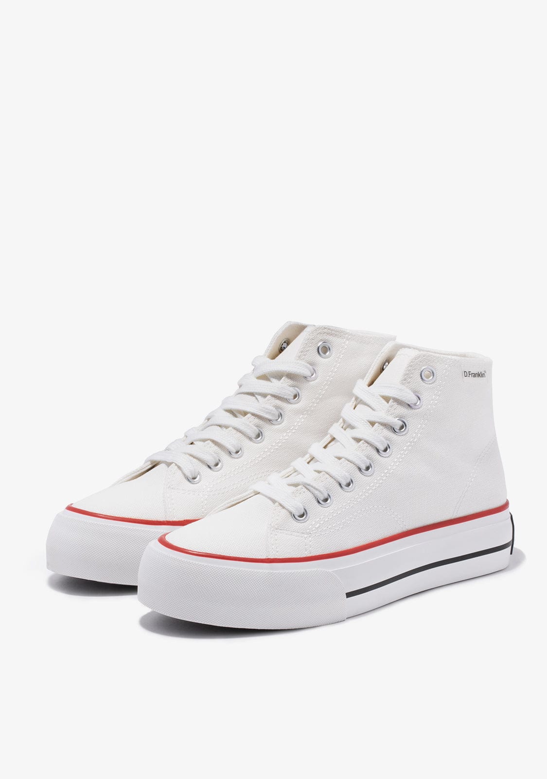 D.franklin One Way White Basic Lines