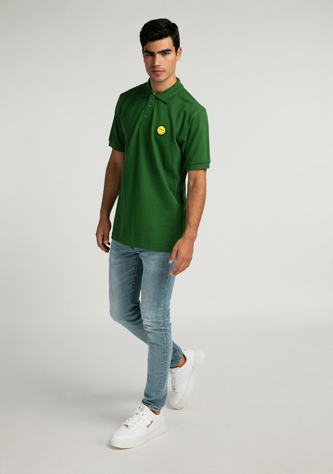 D.franklin Polo Smiley Bottle Green