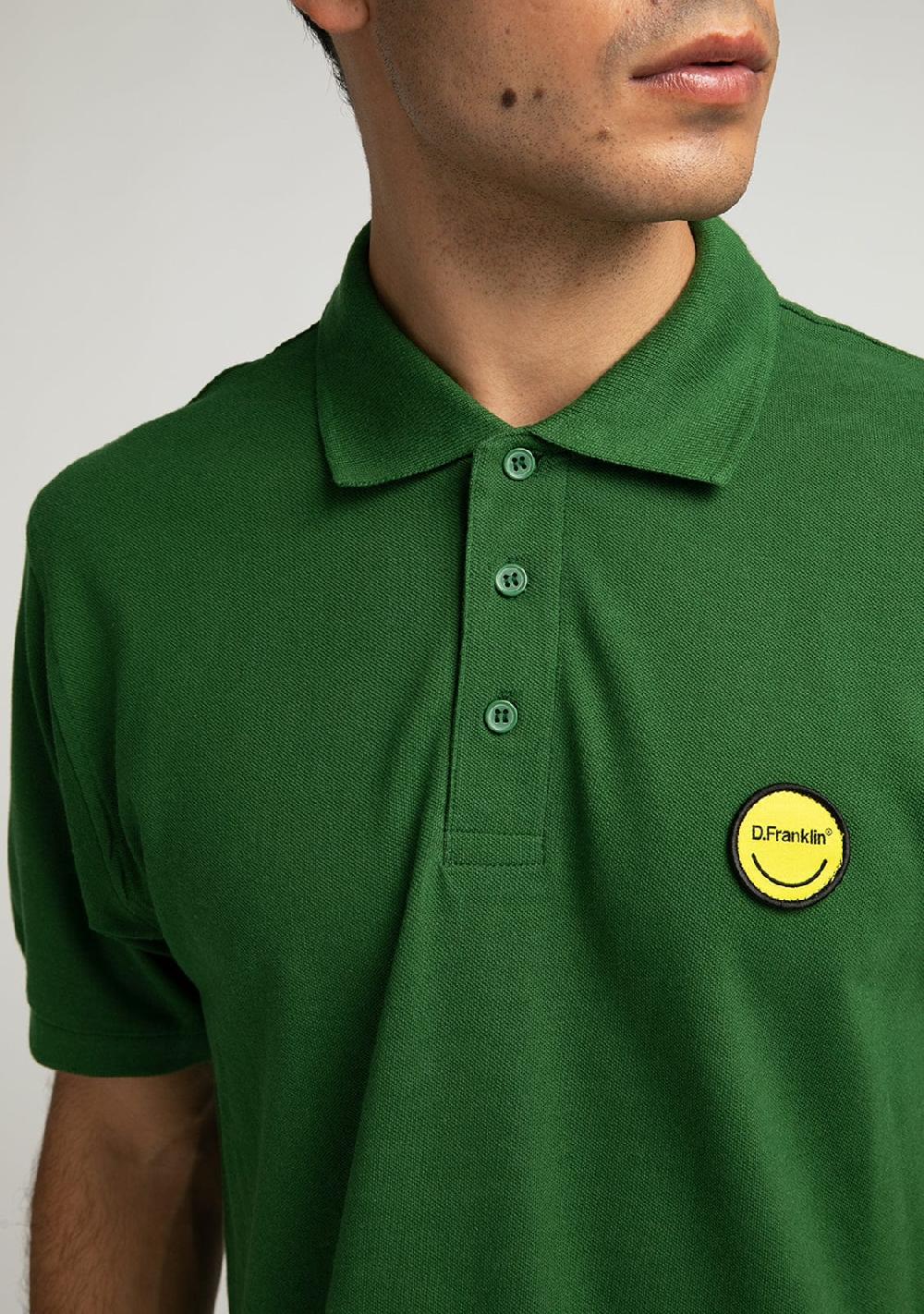 D.franklin Polo Smiley Bottle Green