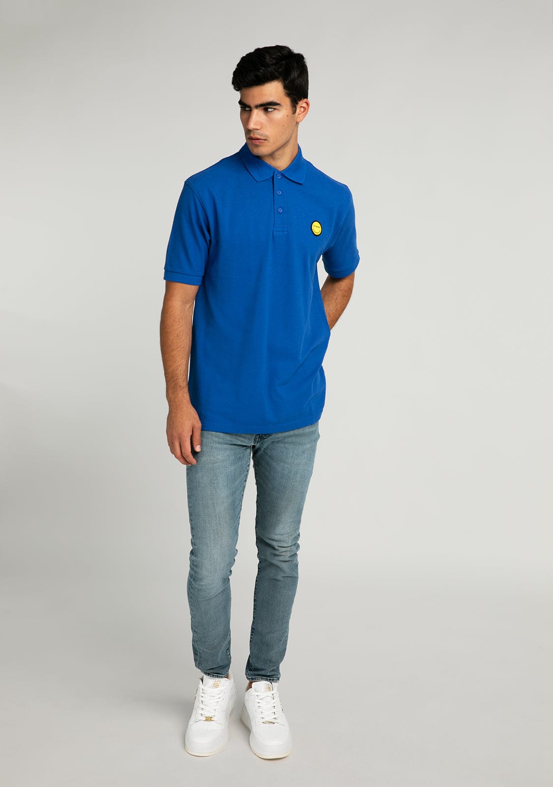 D.franklin Polo Smiley Royal