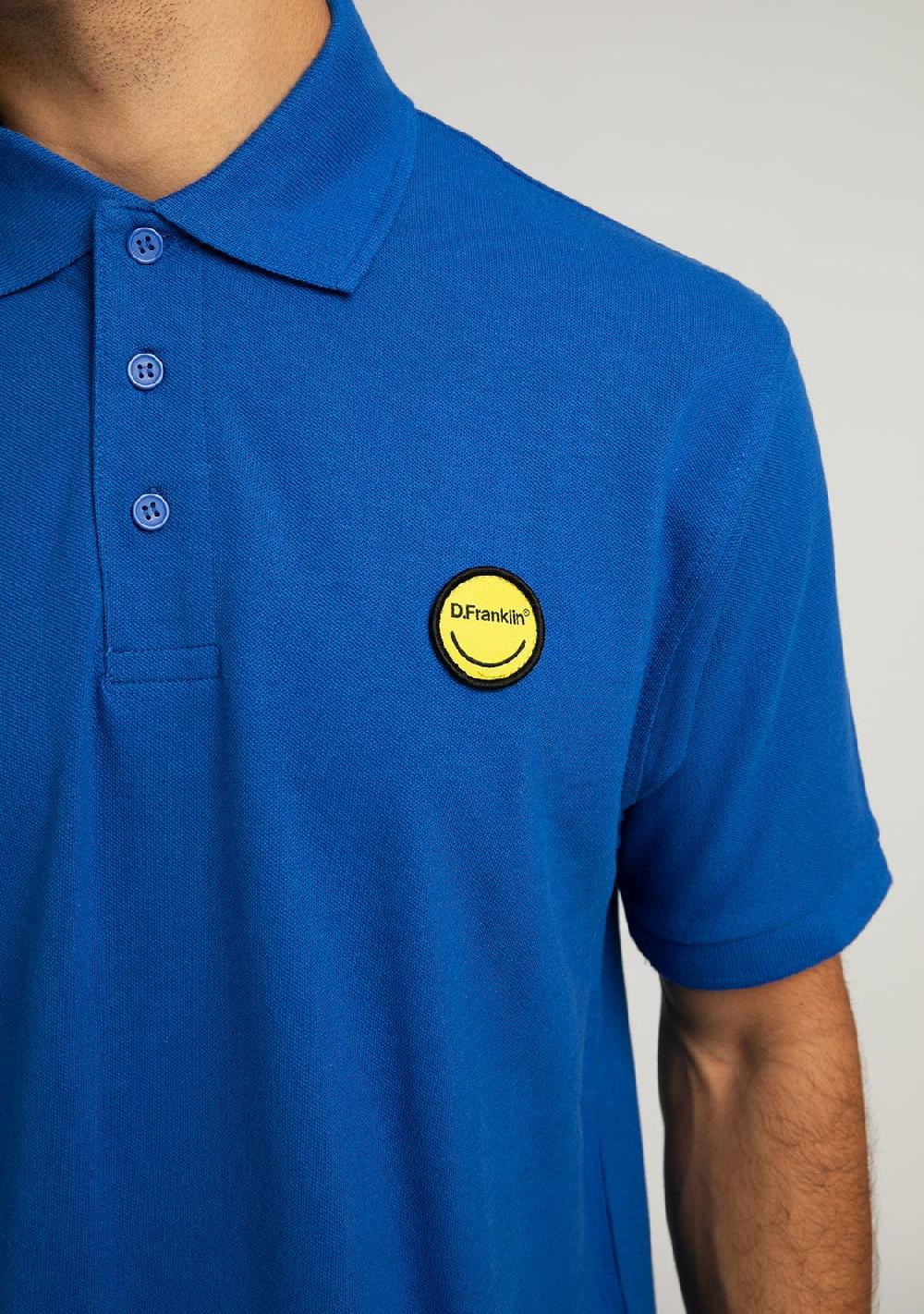 D.franklin Polo Smiley Royal