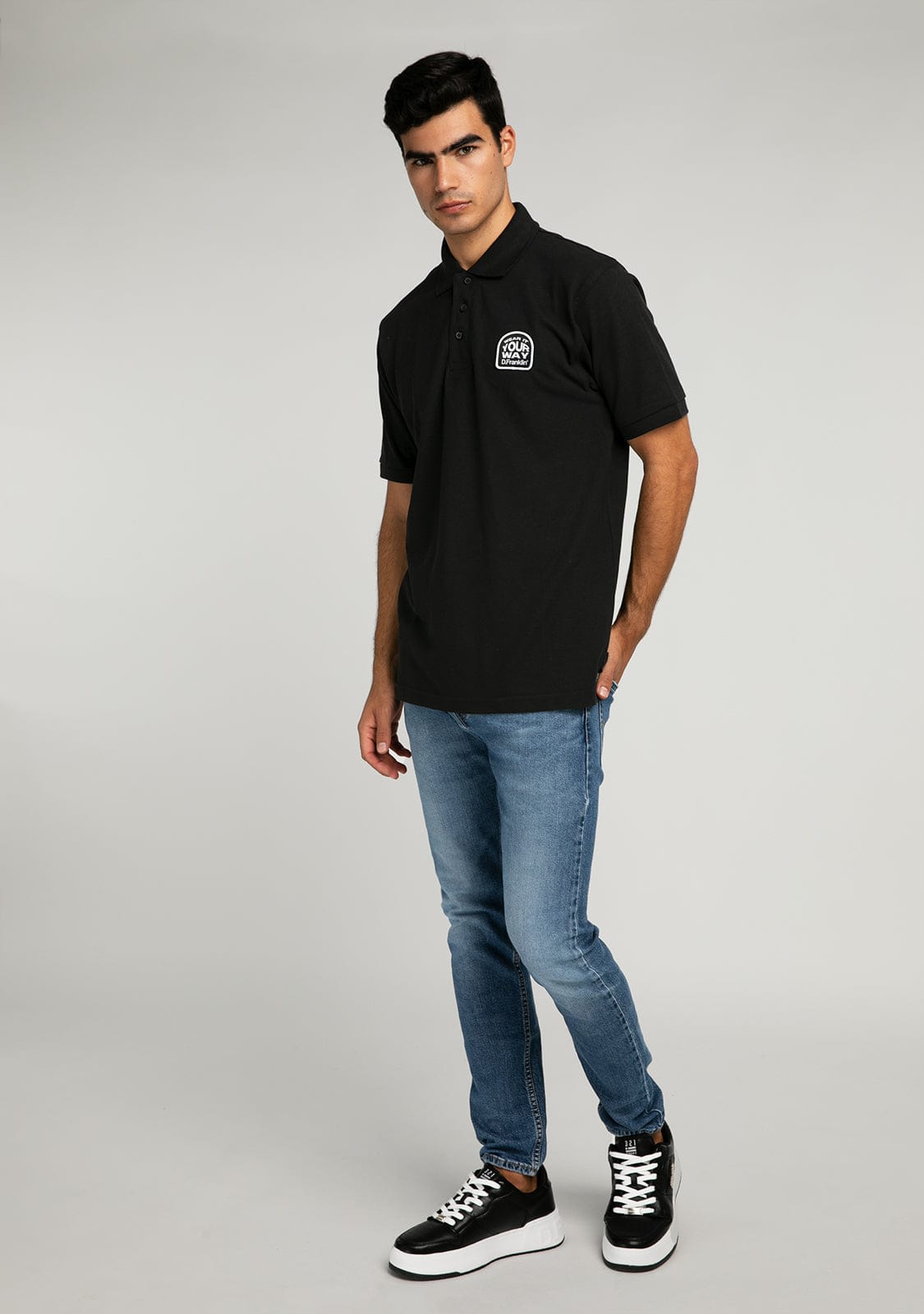 D.franklin Polo Wear It Black