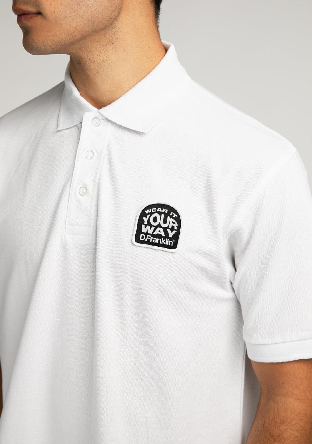 D.franklin Polo Wear It White