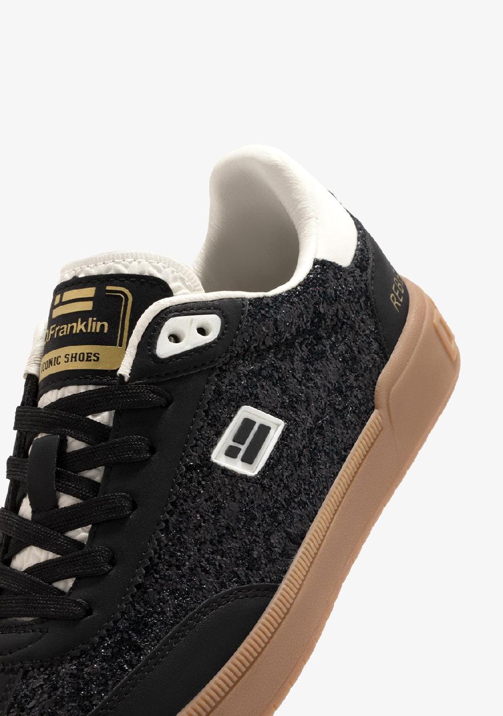 D.franklin Rebel Glitter Black