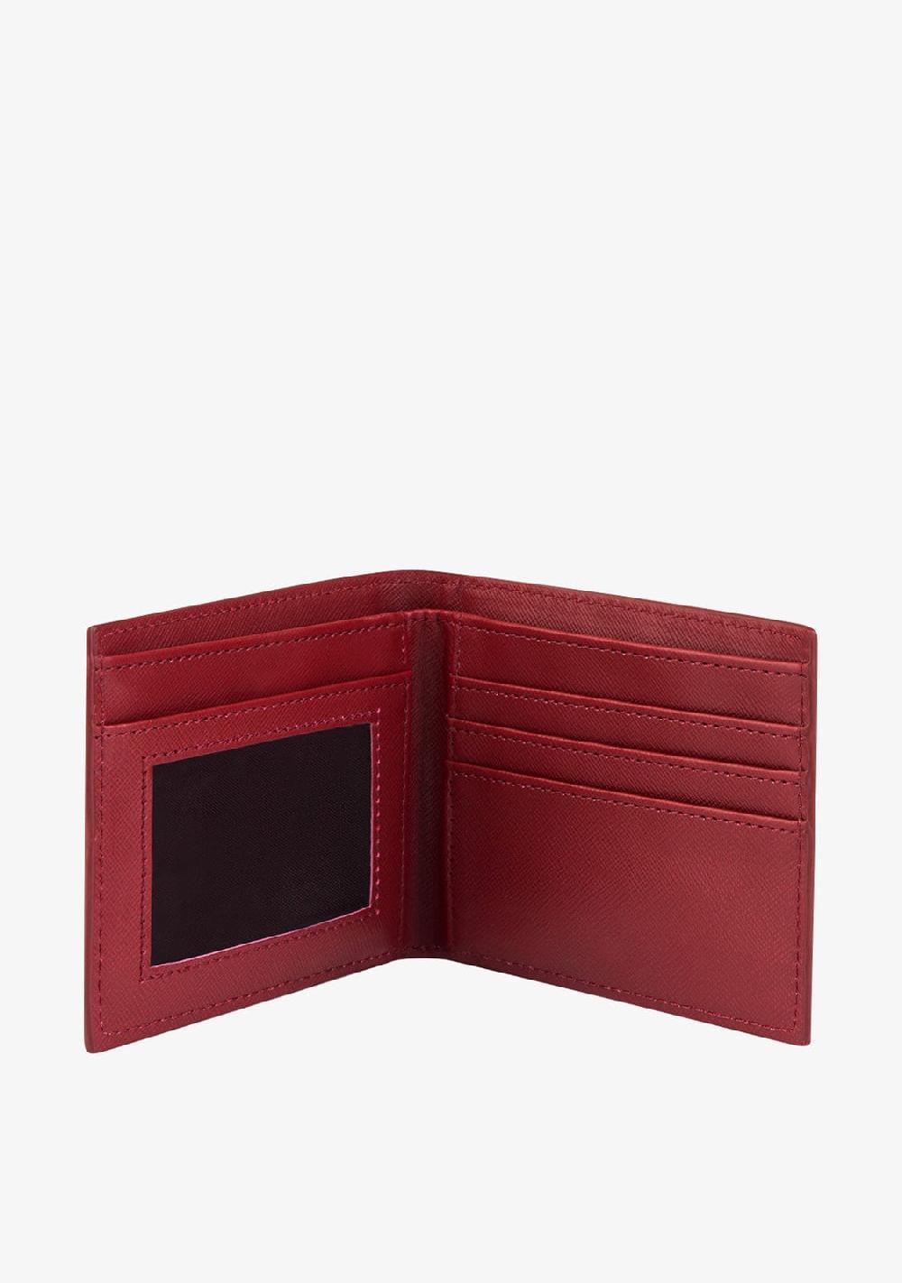 D.franklin Red Billfold Wallet