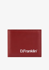 D.franklin Red Billfold Wallet