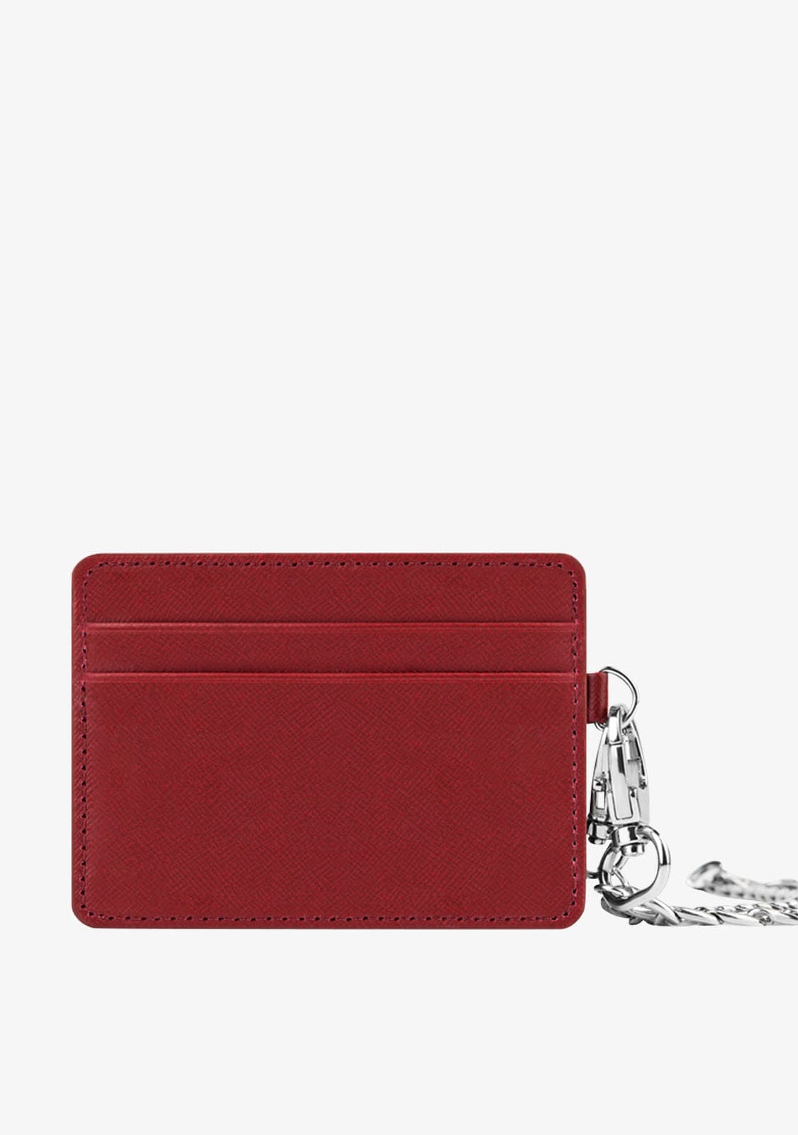 D.franklin Red Chain Cardholder