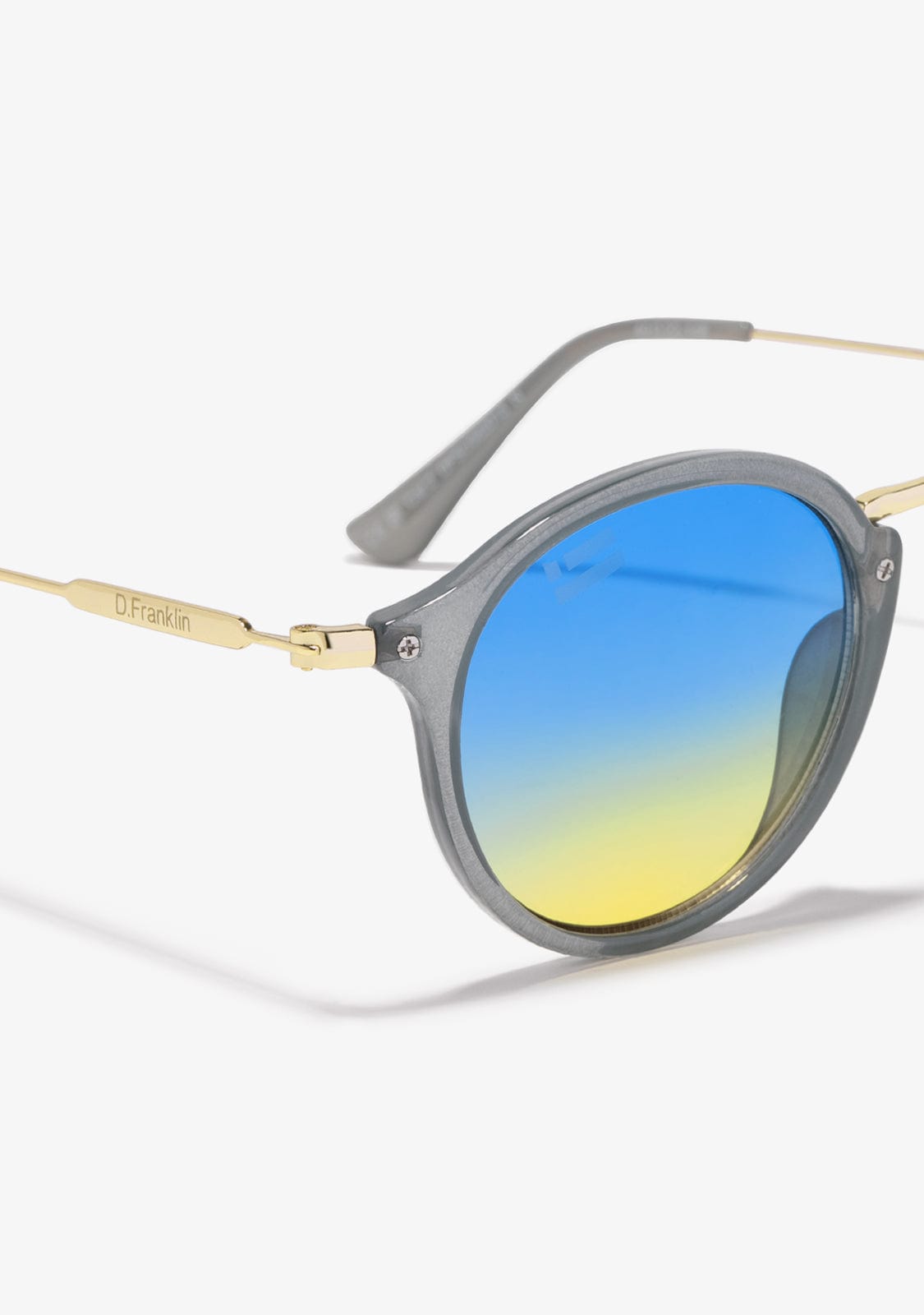 D.franklin Roller TR90 Milky Blue Grey / Grad Blue