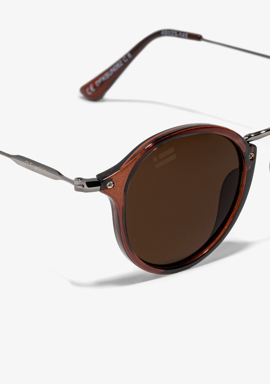 D.franklin Roller TR90 Trans / Brown