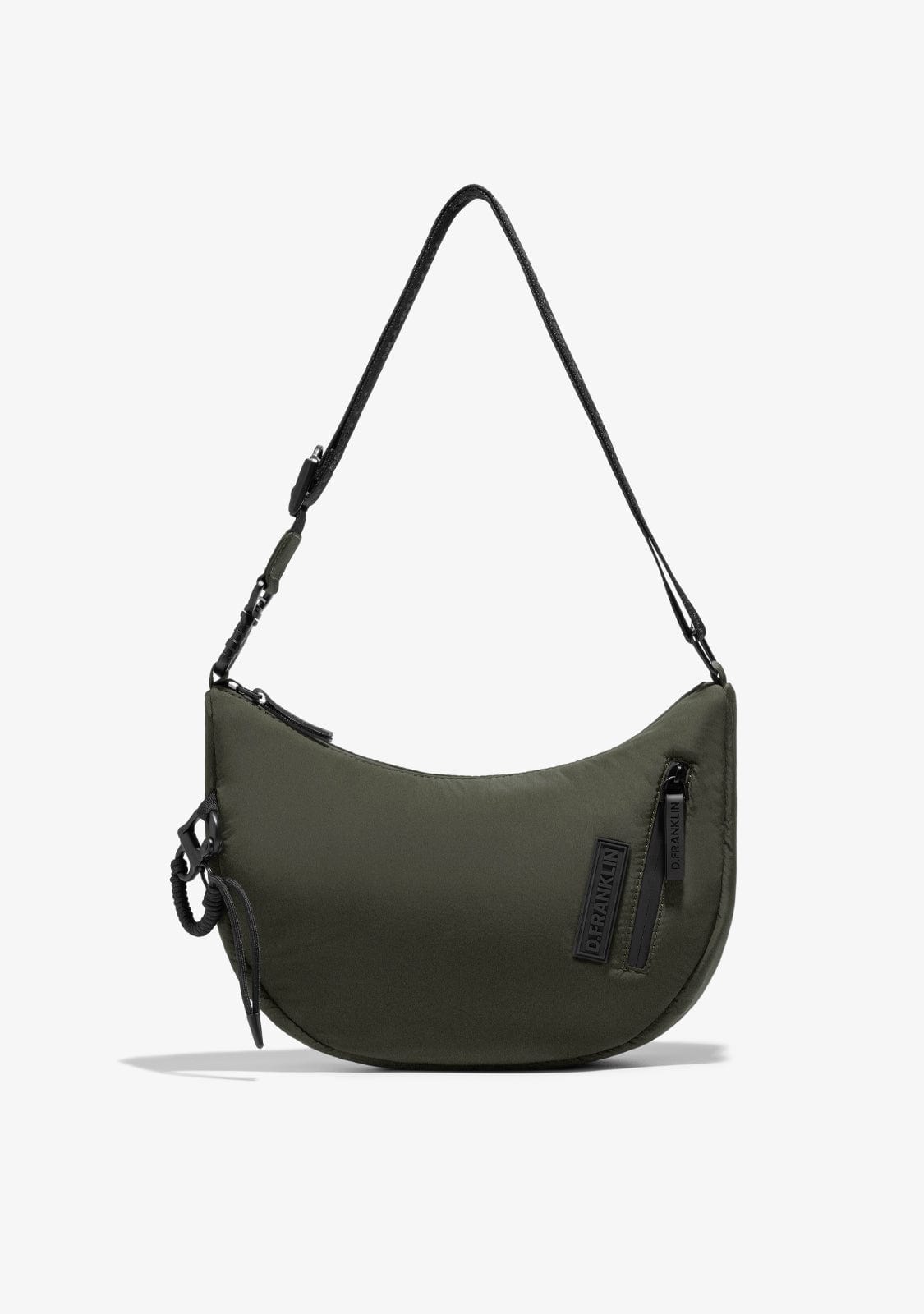 D.franklin Round Nylon Crossbody Bag Green