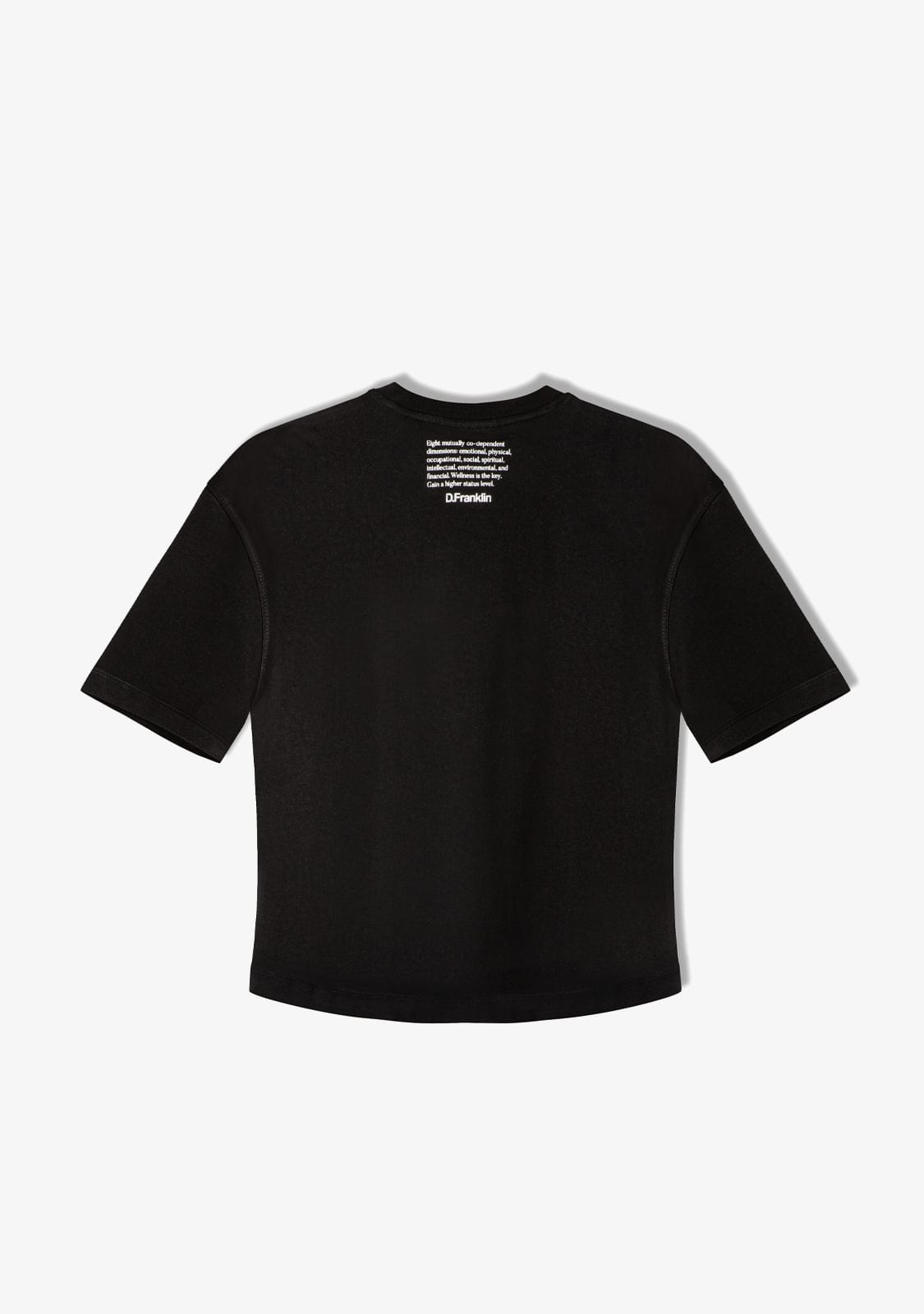 D.franklin St. Denis Club T-Shirt Black / White