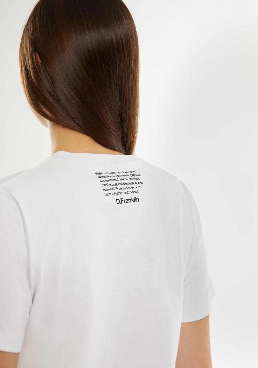 D.franklin St. Denis Club T-Shirt White / Black