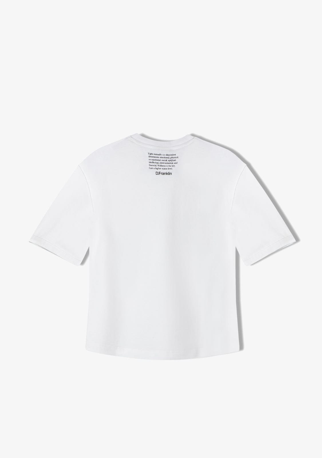 D.franklin St. Denis Club T-Shirt White / Black
