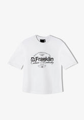 D.franklin St. Denis Club T-Shirt White / Black