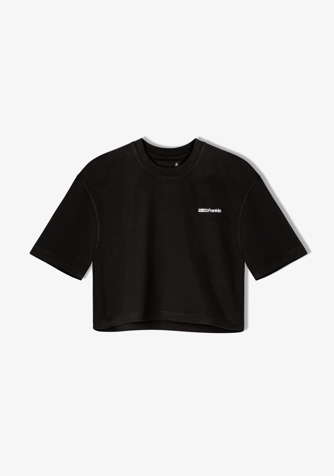 D.franklin St. Denis Cropped T-Shirt Black / White