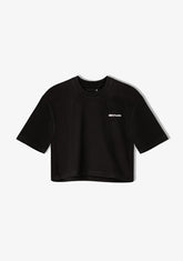 D.franklin St. Denis Cropped T-Shirt Black / White