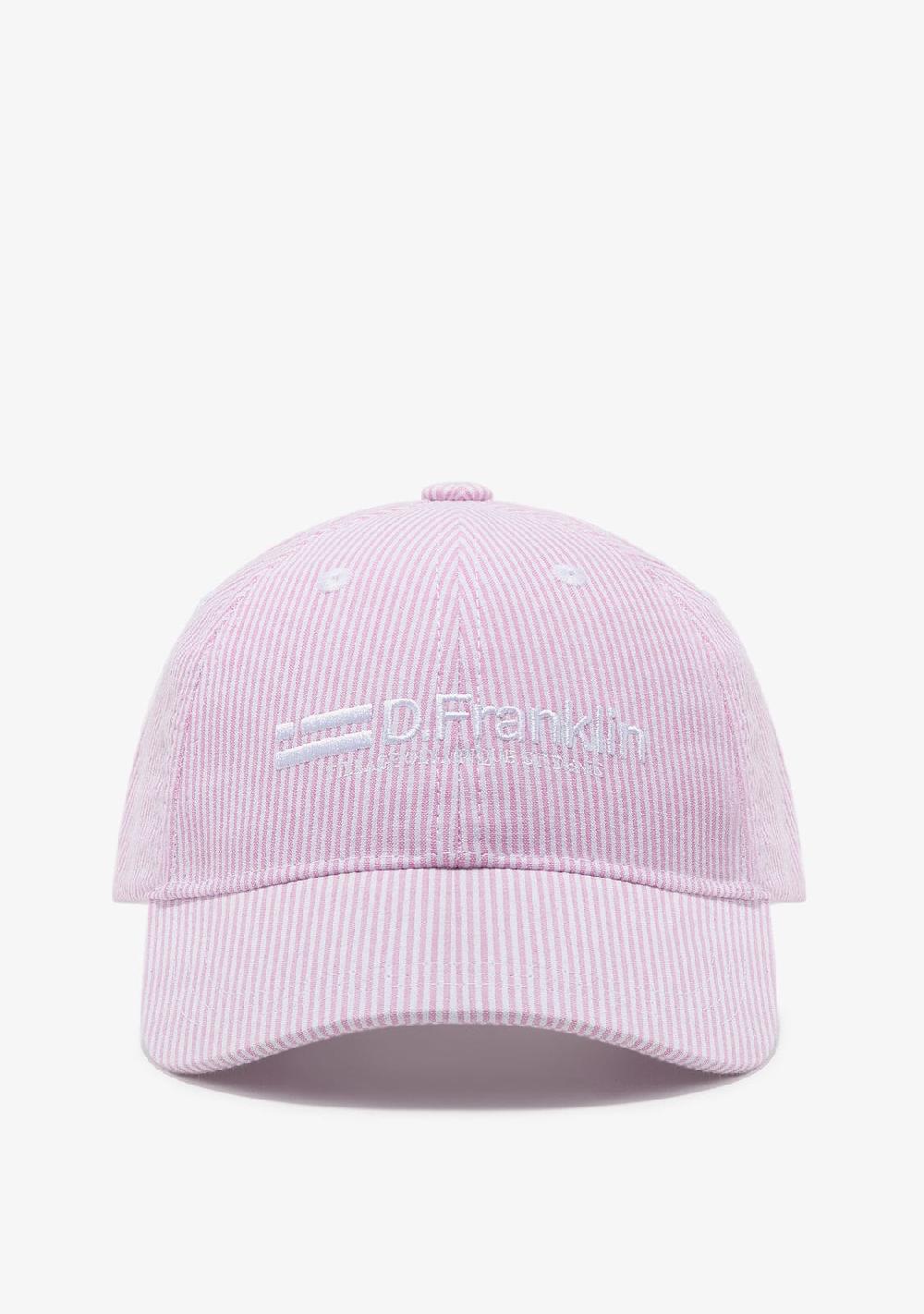 D.franklin St. Denis Stripes Cap Pink