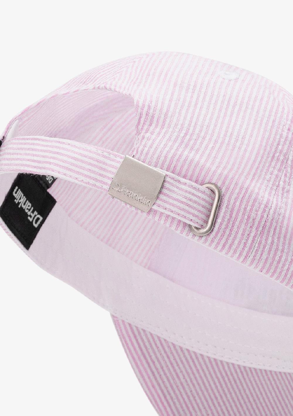 D.franklin St. Denis Stripes Cap Pink