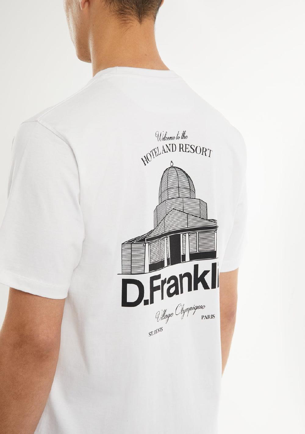D.franklin St. Denis T-Shirt White / Black