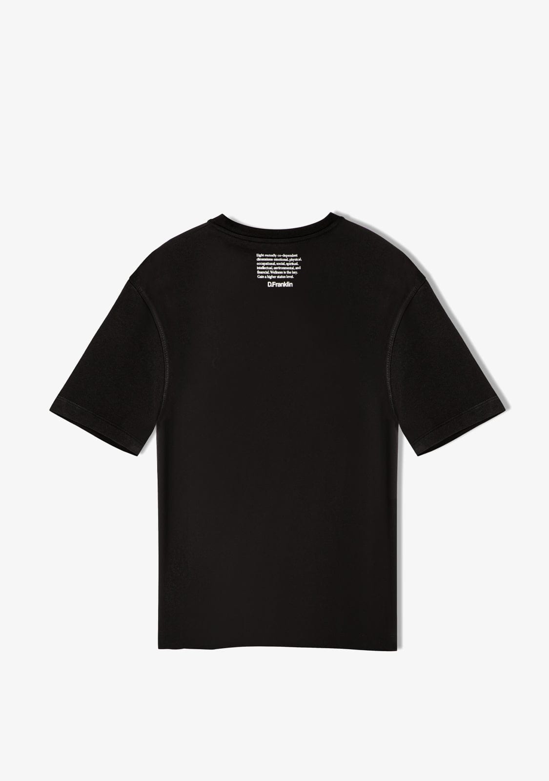 D.franklin St. Denis Village T-Shirt Black / White