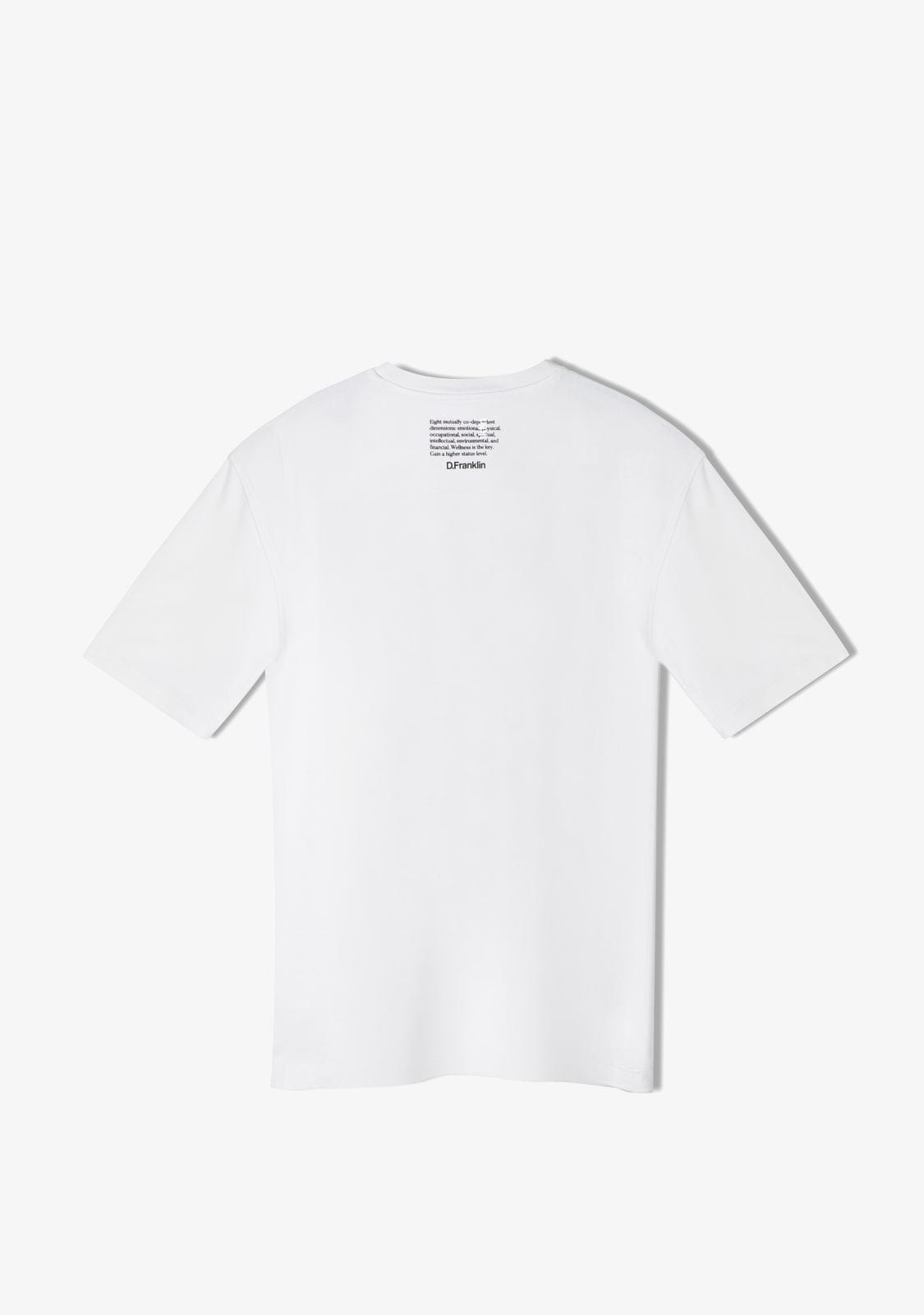 D.franklin St. Denis Village T-Shirt White / Black
