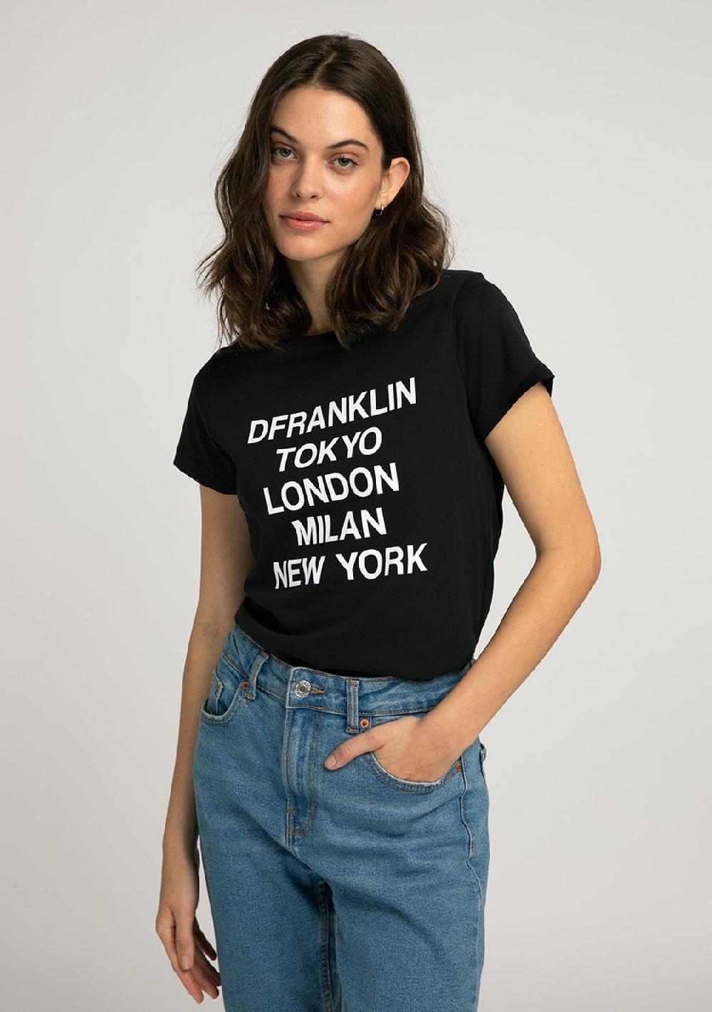 D.franklin T-Shirt DF Capitals Black