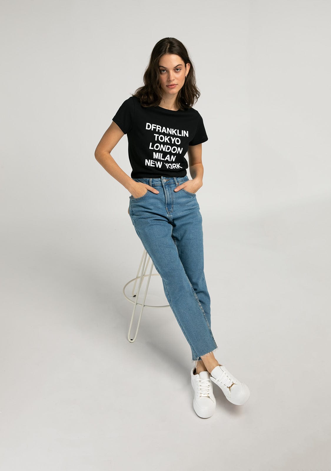 D.franklin T-Shirt DF Capitals Black