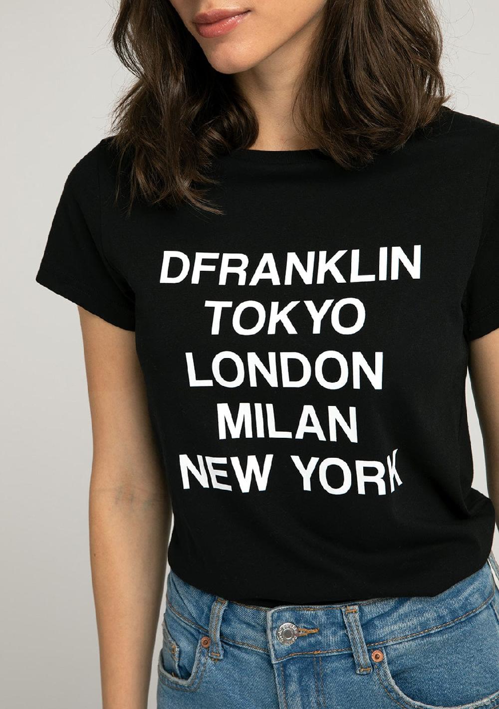 D.franklin T-Shirt DF Capitals Black