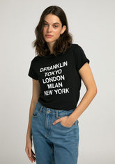 D.franklin T-Shirt DF Capitals Black