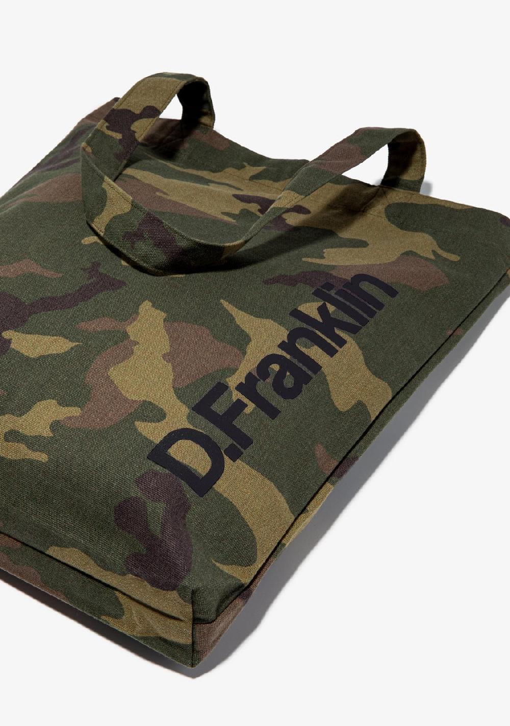 D.franklin Tote Bag Camo Black