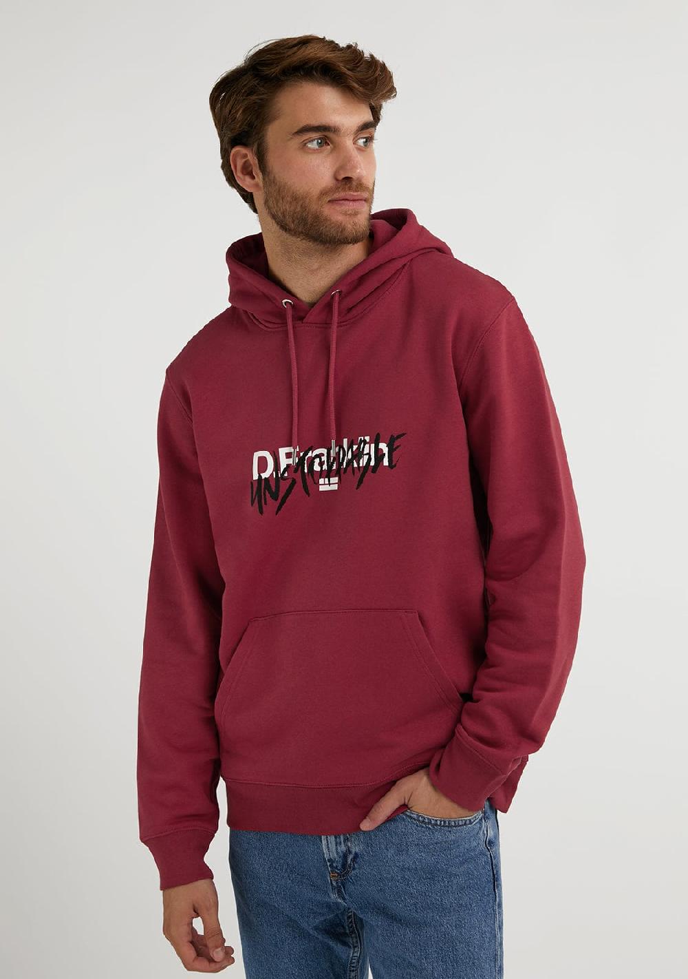 D.franklin Unstoppable Hoodie Dark Red