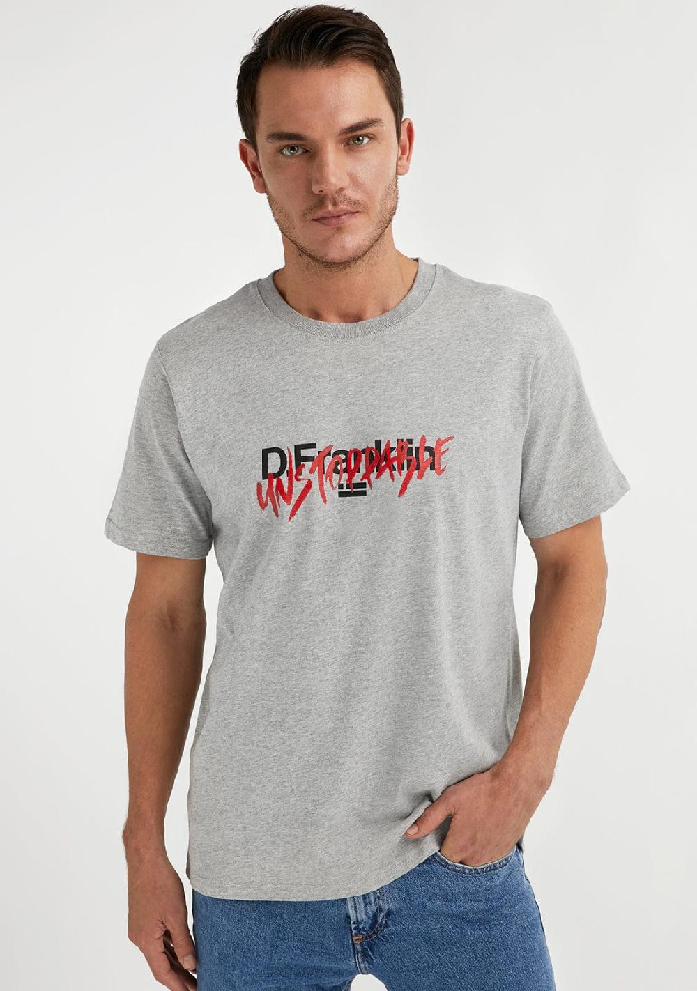 D.franklin Unstoppable T-Shirt Grey