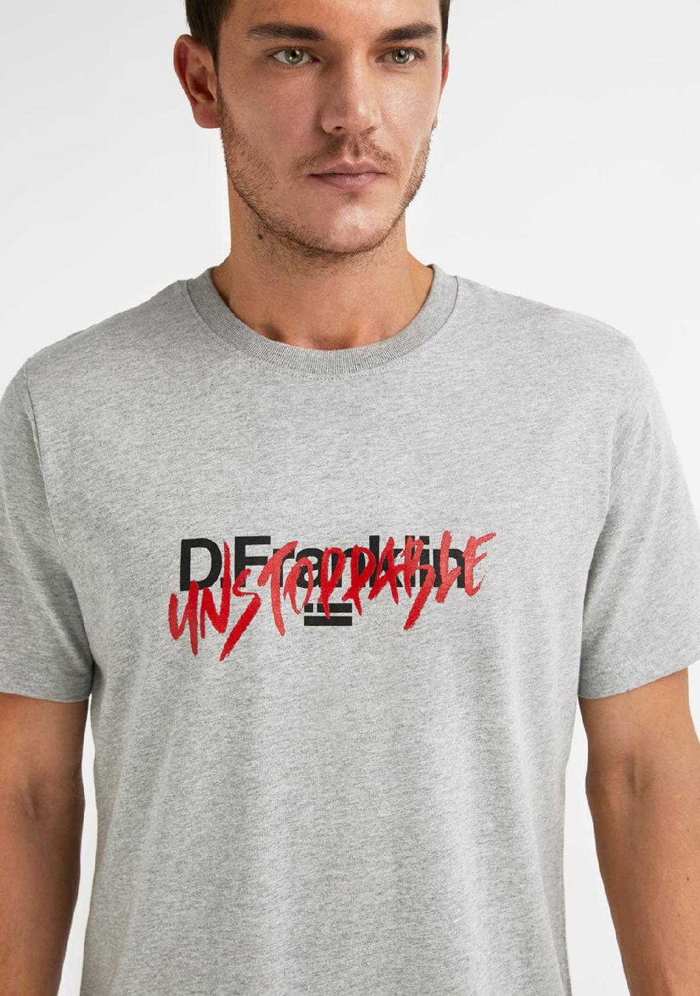 D.franklin Unstoppable T-Shirt Grey