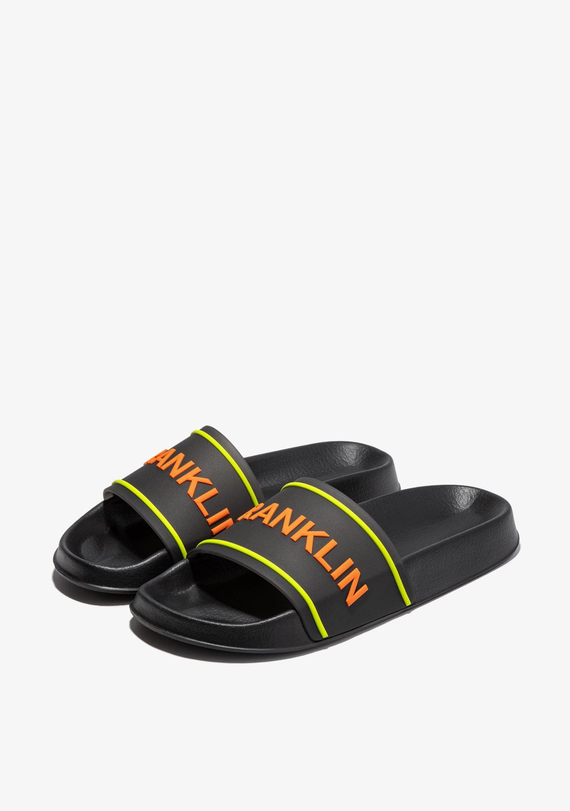 D.franklin Venice Slide Black / Orange