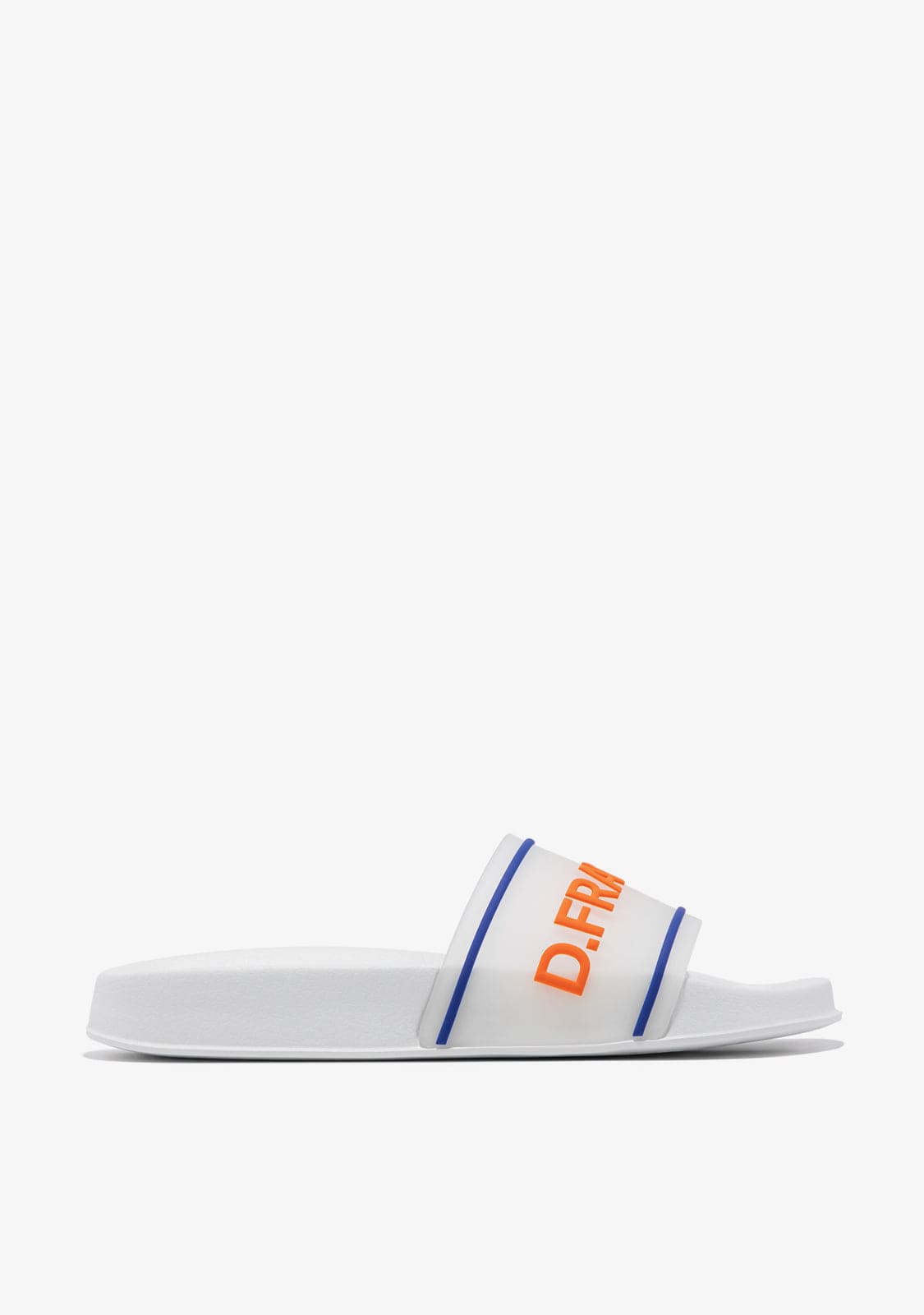 D.franklin Venice Slide White / Orange