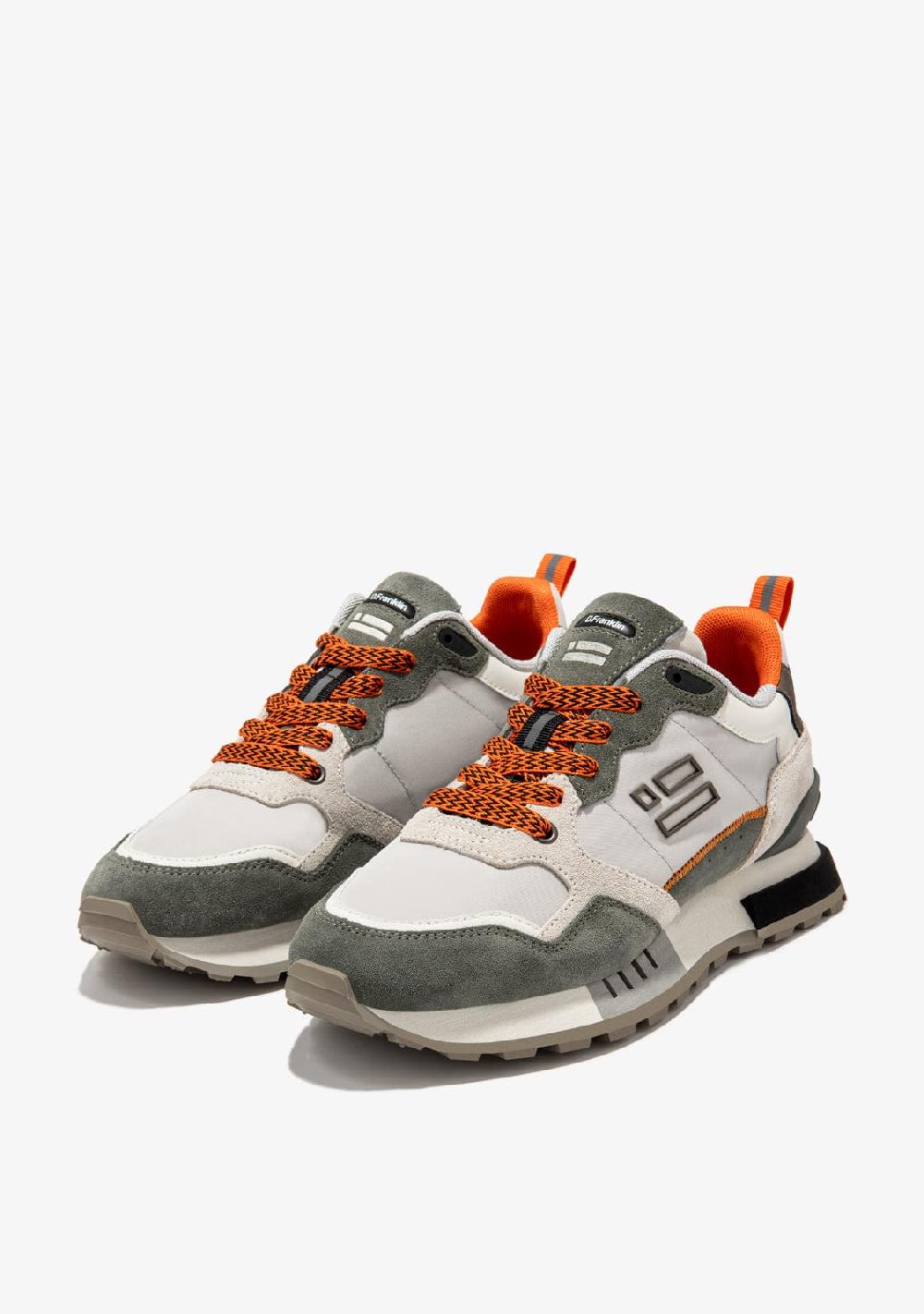 D.franklin Vibla Zig Flag Multi Grey