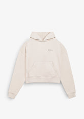 D.franklin Worldwide Crop Hoodie Ice Grey
