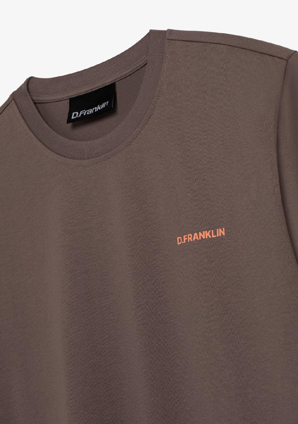 D.franklin Worldwide Tee Brown